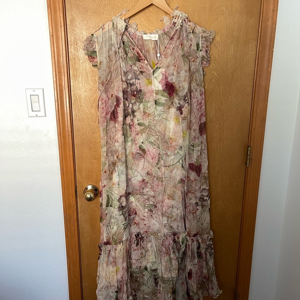 Zimmermann Multicolor Floral Maxi Dress